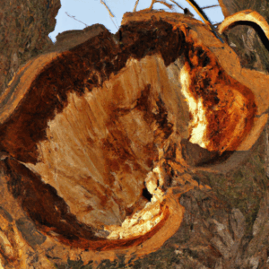 Ein von Aivys-Baumpflege entfernter Wurzelstock